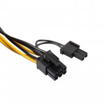 Power cable for video cards, PCI-E, 6+2pin, 50 cm, 8 pcs