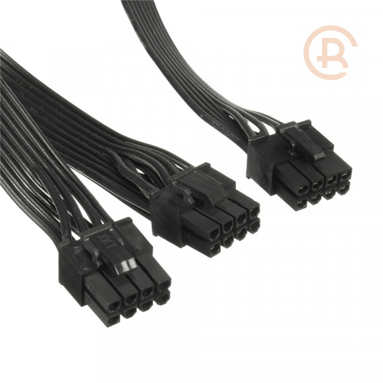 Cable de alimentación PCI-E para tarjetas gráficas, 60 cm, de 8 pines a 2x8pin
