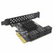 Adaptador SATA PCI e, 6 puertos, SATA 3,0-PCI Express X4