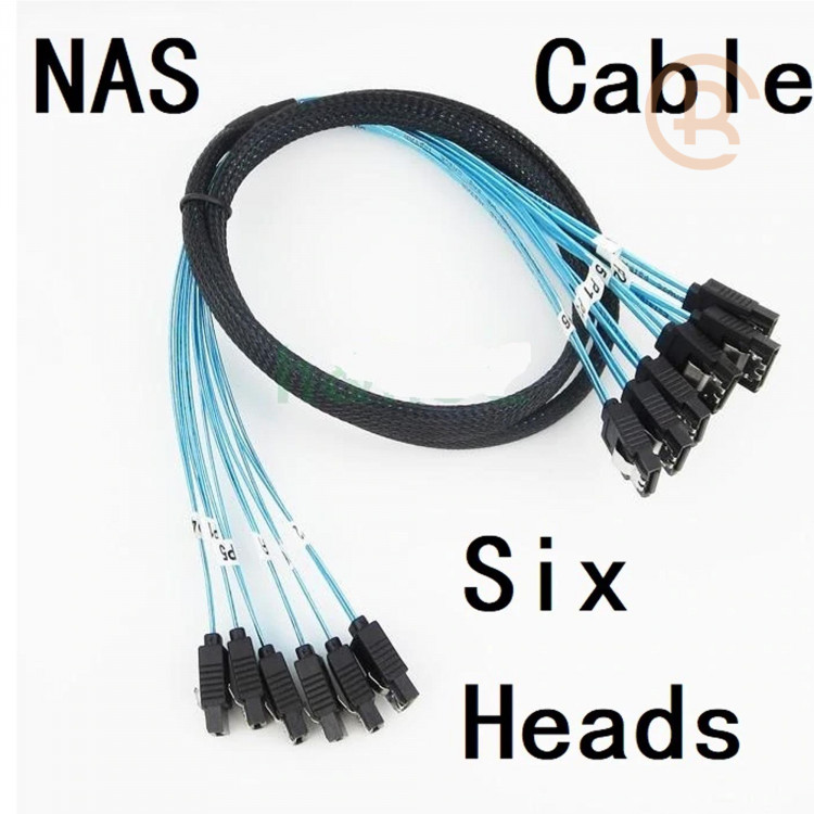 Cable SATA de alta velocidad 3 6 Gbps x 6